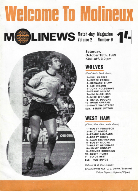 Wolves v West Ham - just look at the players names Wolves v West Ham - just look at the players names